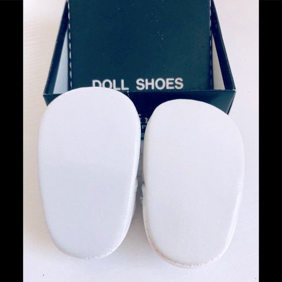 Mary Jane doll shoes sz 2 White with lace - Picture 5 of 16